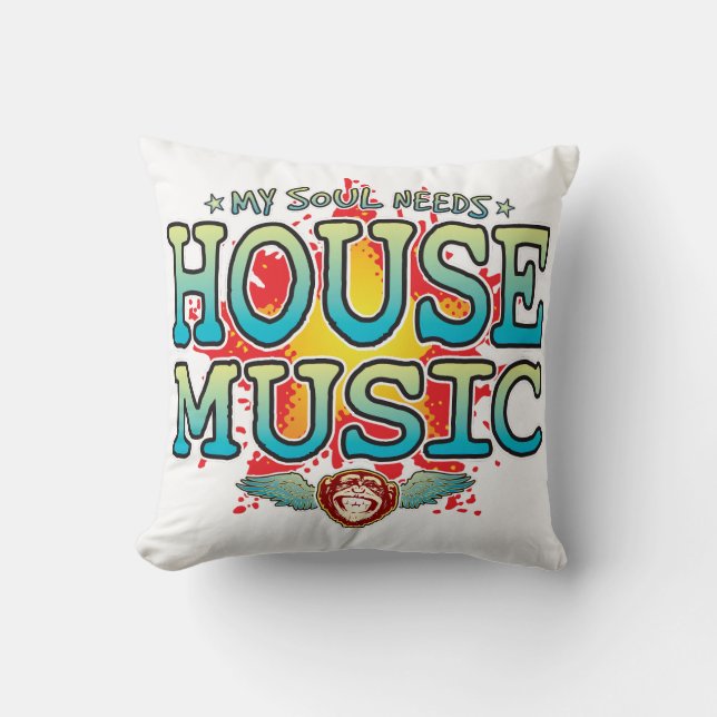 House Music Soul Cushion (Front)