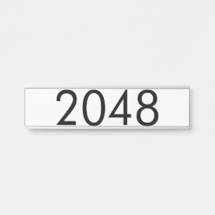 House Number Address Sign   Vertical House Numbers
