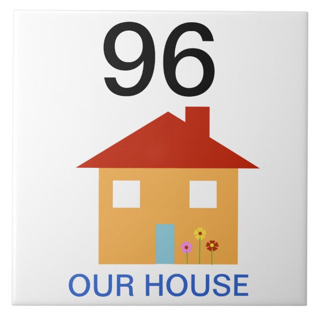 house number tile (Front)