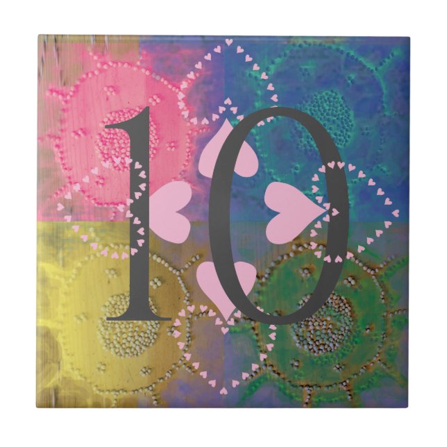 House Number Tile (Front)