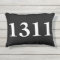 House Numbers Decorative Pillow