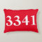 House Numbers Decorative Pillow
