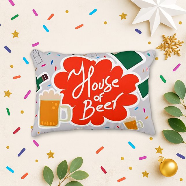 House of Beer Decorative Pillow (Creator Uploaded)