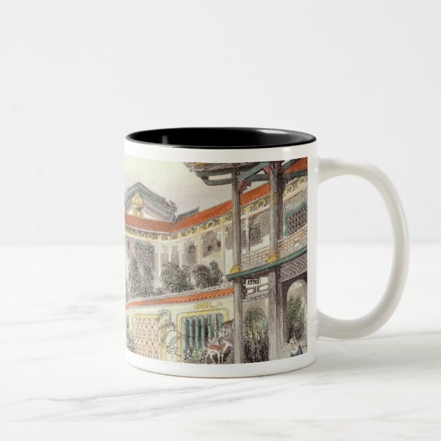 House of Conseequa, a Chinese Merchant, in the Sub Two-Tone Coffee Mug (Right)
