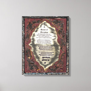 House of Deception Canvas Print