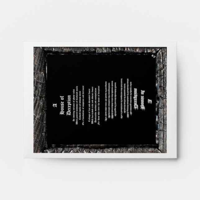 House of Deception Envelopes (Front)