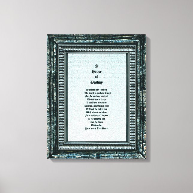 House of Destiny Canvas Print (Front)