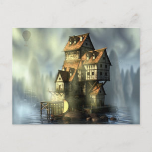 House of Fantasy on the Water Postcard
