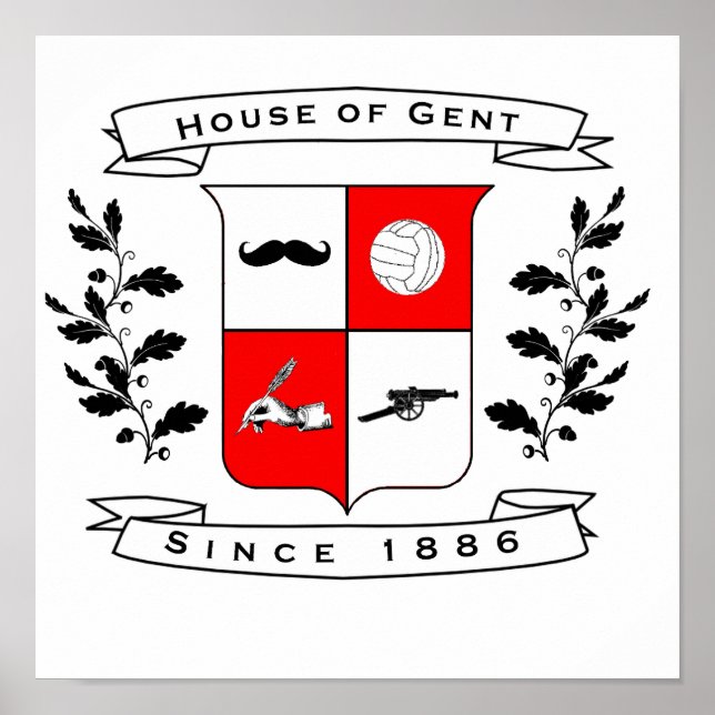 House of Gent Official Wall Decoration (Front)