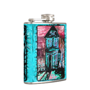 House of Invitation Hip Flask