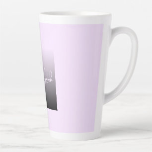 House Of Lavish Latte Mug Lilac Noir Ombre Mug