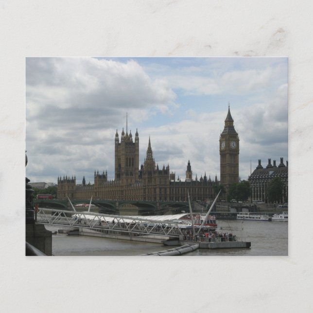 House of Parliament in London Postcard (Front)