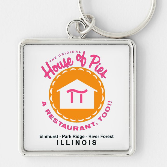 House of Pies, Park Ridge-Elmhurst-River Forest IL Keychain (Front)