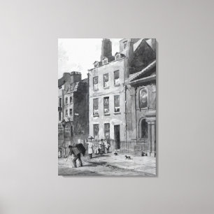 House of Sir Isaac Newton Canvas Print