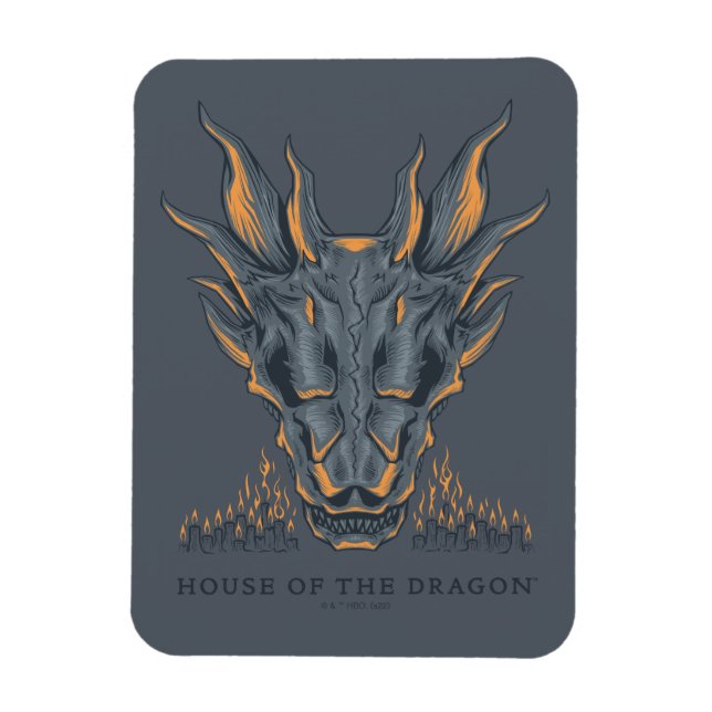 HOUSE OF THE DRAGON | Balerion Candle Altar Magnet (Vertical)