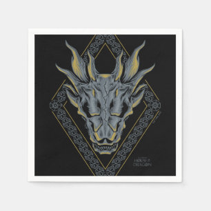HOUSE OF THE DRAGON   Balerion Skull Diamond Napkin