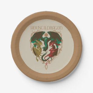 House of the Dragon Dragon Shield Paper Plate
