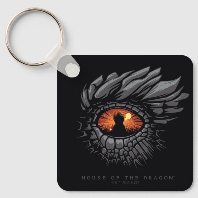 HOUSE OF THE DRAGON | Dragon's Eye Iron Throne Keychain (Front)