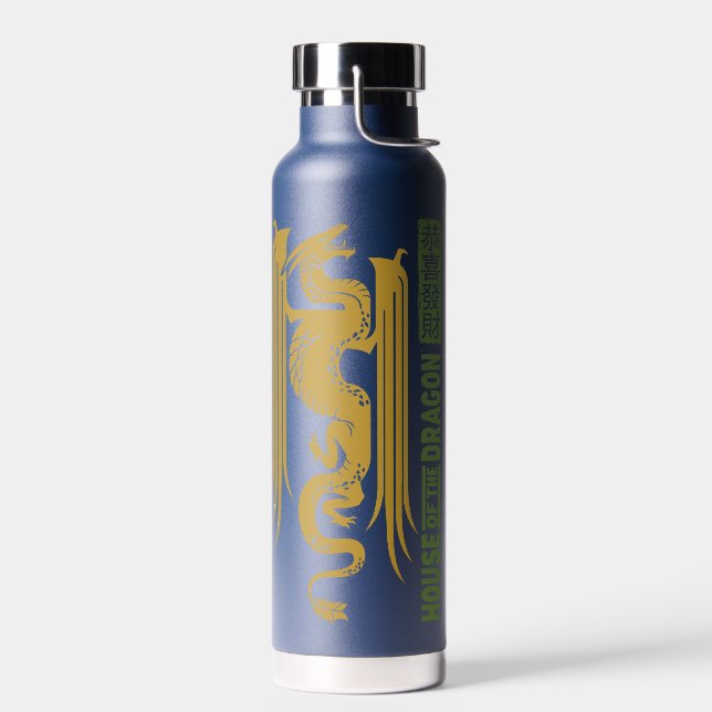 House of the Dragon Gold & Green New Year | 恭喜發財 Water Bottle (Left)