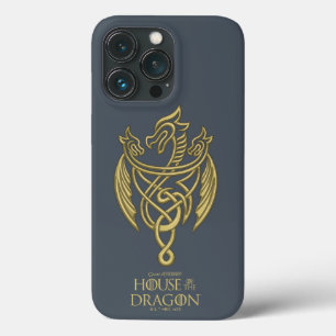 HOUSE OF THE DRAGON   Golden Filigree Dragon Crest iPhone 13 Pro Case