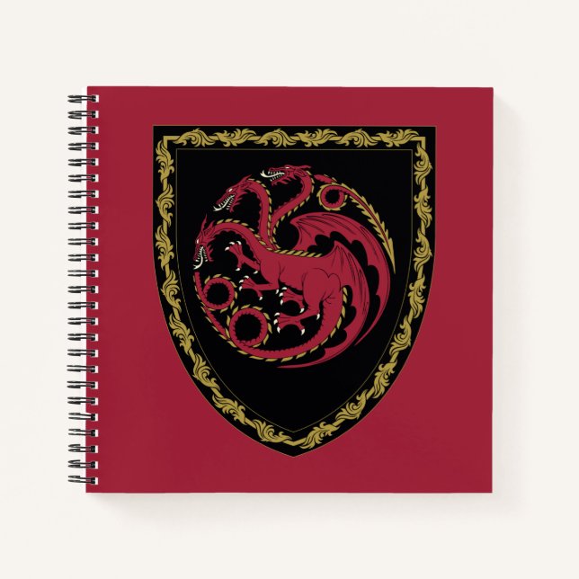 HOUSE OF THE DRAGON | House Targaryen Crest Notebook (Front)