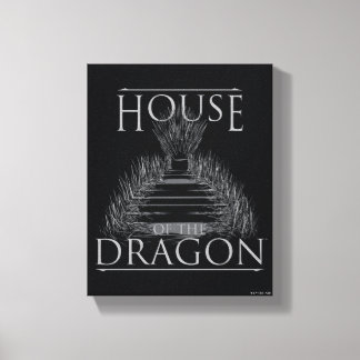 HOUSE OF THE DRAGON | Iron Throne Graphic Canvas Print