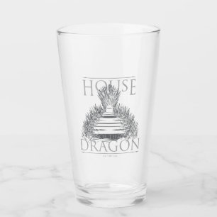 HOUSE OF THE DRAGON Iron Throne Graphic Glass
