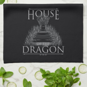 HOUSE OF THE DRAGON Iron Throne Graphic Kitchen Towel