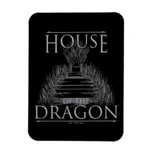HOUSE OF THE DRAGON Iron Throne Graphic Magnet