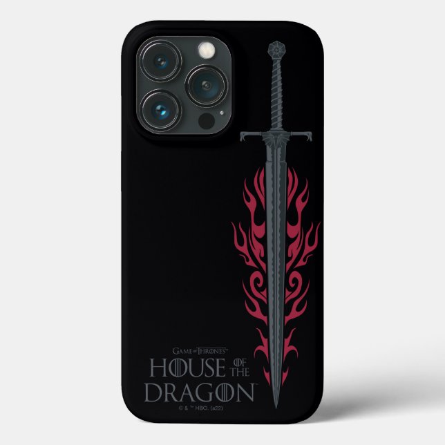 HOUSE OF THE DRAGON | King Viserys Flaming Sword Case-Mate iPhone Case (Back)
