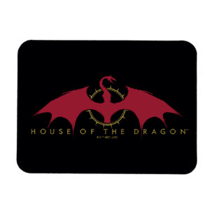 HOUSE OF THE DRAGON Red Dragon Graphic Magnet