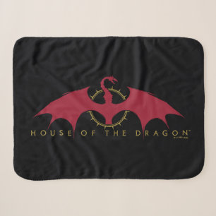 HOUSE OF THE DRAGON   Red Dragon Graphic Sherpa Blanket