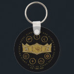 HOUSE OF THE DRAGON | Seven Kingdoms Crown Graphic Keychain<br><div class="desc">Check out this crown graphic featuring the sigils of the Seven Kingdoms, featuring the quote: "Gods, Kings, Fire and Blood. Dreams Didn't Make Us Kings, Dragons Did."</div>