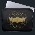 HOUSE OF THE DRAGON | Seven Kingdoms Crown Graphic Laptop Sleeve<br><div class="desc">Check out this crown graphic featuring the sigils of the Seven Kingdoms,  featuring the quote: "Gods,  Kings,  Fire and Blood. Dreams Didn't Make Us Kings,  Dragons Did."</div>