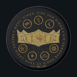 HOUSE OF THE DRAGON | Seven Kingdoms Crown Graphic Magnet<br><div class="desc">Check out this crown graphic featuring the sigils of the Seven Kingdoms, featuring the quote: "Gods, Kings, Fire and Blood. Dreams Didn't Make Us Kings, Dragons Did."</div>