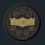 HOUSE OF THE DRAGON | Seven Kingdoms Crown Graphic Magnet<br><div class="desc">Check out this crown graphic featuring the sigils of the Seven Kingdoms,  featuring the quote: "Gods,  Kings,  Fire and Blood. Dreams Didn't Make Us Kings,  Dragons Did."</div>