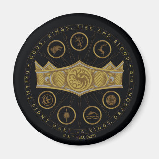 HOUSE OF THE DRAGON | Seven Kingdoms Crown Graphic Magnet