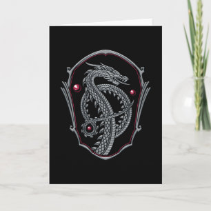HOUSE OF THE DRAGON   Silver Dragon Badge Card