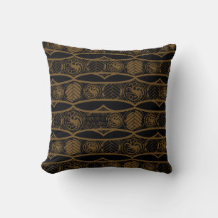 HOUSE OF THE DRAGON Targaryen Stripe Pattern Throw Pillow