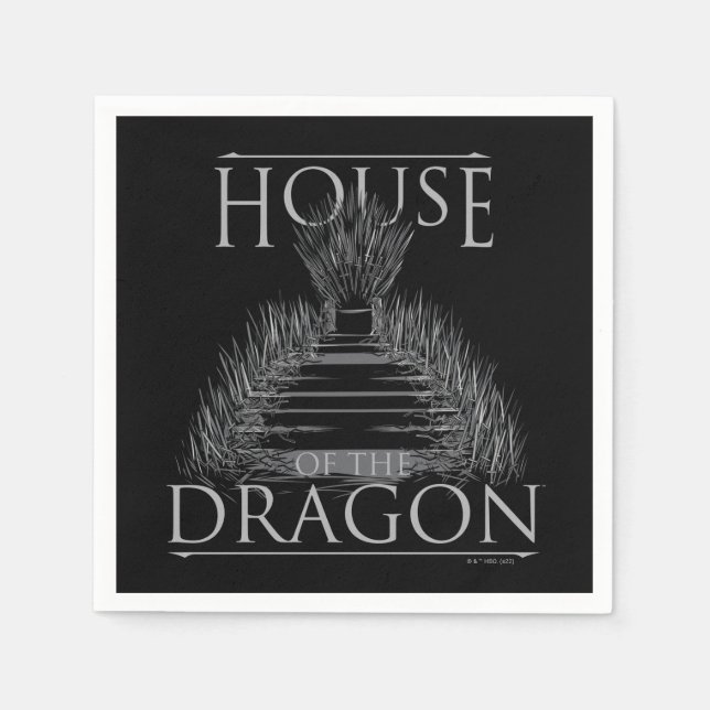 HOUSE OF THE DRAGON Throne Napkin (Front)