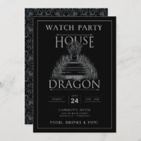 HOUSE OF THE DRAGON Watch Party Invitation