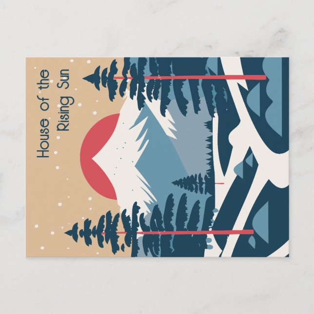 House of the Rising SUn Postcard (Front)