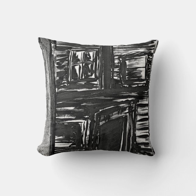 House of Torment Throw Pillow (Front)