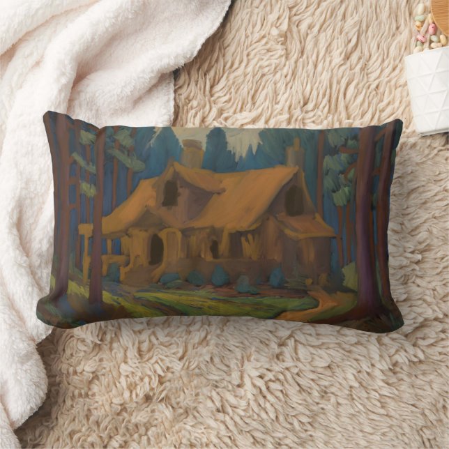House of tranquillity lumbar pillow (Blanket)