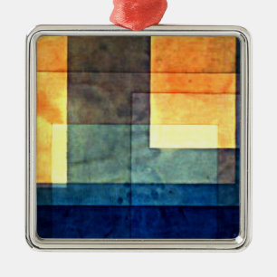 House on the Water by Paul Klee,  Metal Ornament