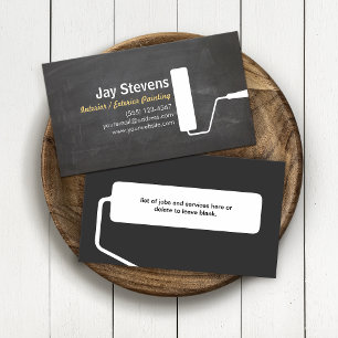 House Painter Black Painting Business Card