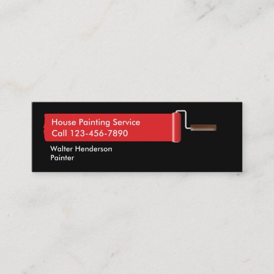 House Painter Business Cards & Profile Cards | Zazzle CA