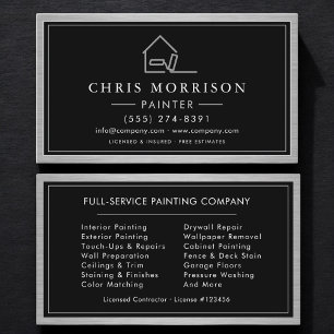 House Painter Metal Painting Service Business Card