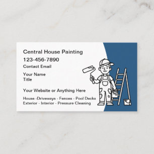 House Painter Modern Simple Business Cards