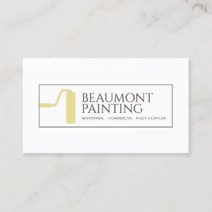 House Painter Roller Brush Business Card